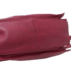 LOEWE Women's Shoulder Bag Flamenco Leather Wine Red Magenta