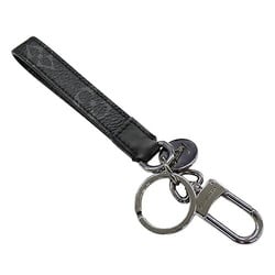 Louis Vuitton LOUIS VUITTON Keyring Monogram Eclipse Men's Keychain Dragonne M61950 CX0139