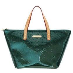 Louis Vuitton LOUIS VUITTON Bag Monogram Vernis Women's Tote Patent Leather Bellevue PM Blue Nuit Green M93671 Dark