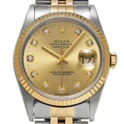 ROLEX Rolex Datejust 10P Diamond 16233G Men's Watch Automatic