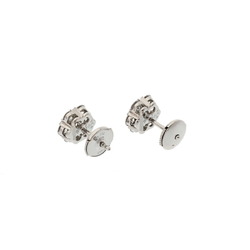 VAN CLEEF & ARPELS Van Cleef Arpels Fleurette Diamond VCARP9X800 Women's 18K White Gold Earrings