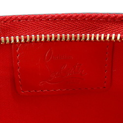 Christian Louboutin wallet for women and men, coin case, key leather, W PANETTONE, black, 3185117, compact