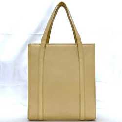 Cartier Tote Bag ec-21344 Beige Cabochon Leather Women's