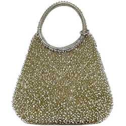 ANTEPRIMA Wire Handbag ec-21335 Gold PVC Women's Compact Bag Sparkly -