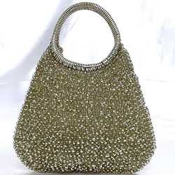 ANTEPRIMA Wire Handbag ec-21335 Gold PVC Women's Compact Bag Sparkly -