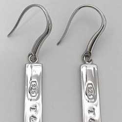 Tiffany Bar Earrings f-21315 Silver 1837 Ag 925 TIFFANY&Co. Swing Both Ears Women's Men's Polished