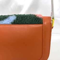 Stella McCartney shoulder bag ec-21363 orange multicolor kids leather STELLA McCARTNEY flap fluffy for