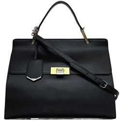 Balenciaga 2-way bag Cartable ec-21362 Black 330888 Shoulder Leather BALENCIAGA Flap handbag