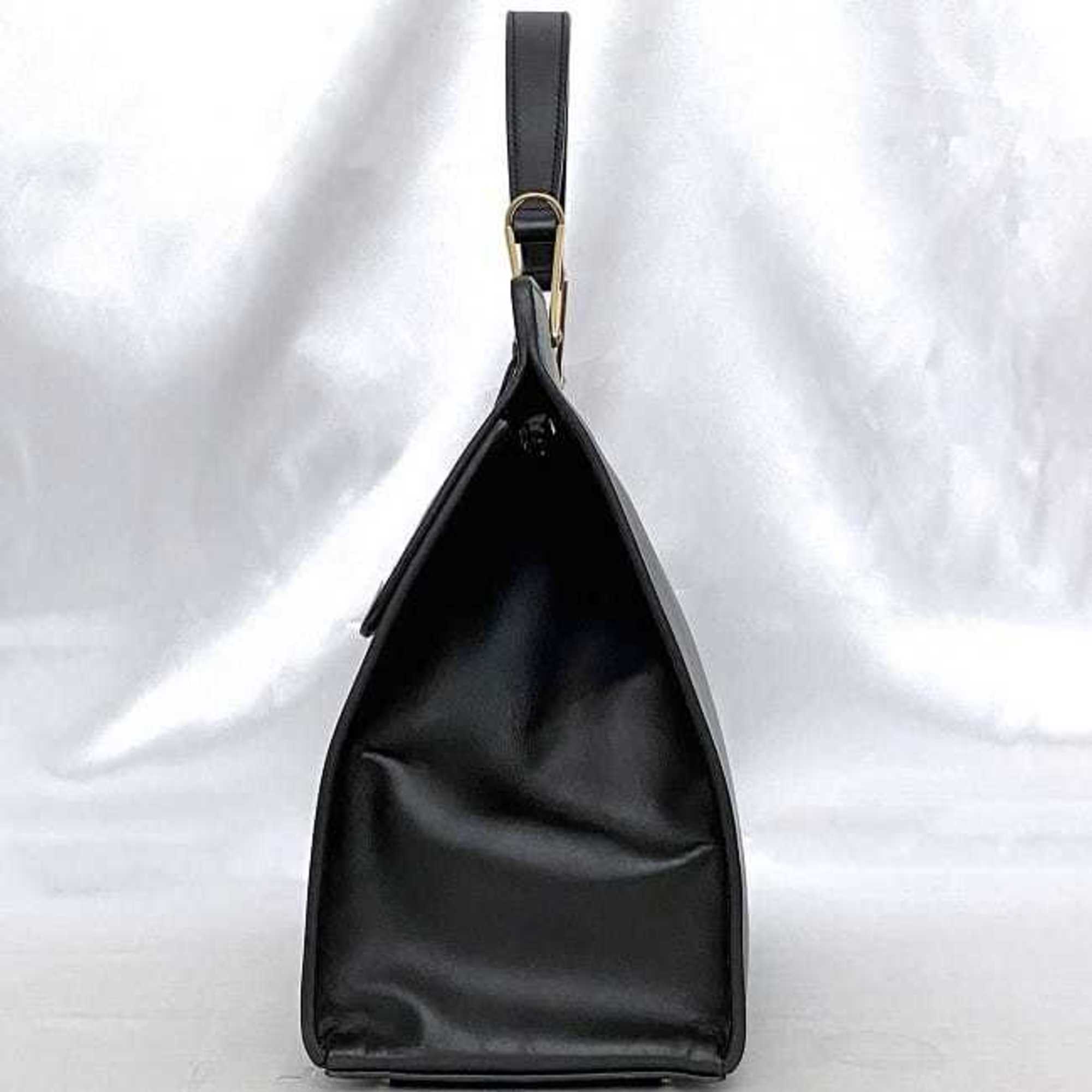 Balenciaga 2-way bag Cartable ec-21362 Black 330888 Shoulder Leather BALENCIAGA Flap handbag