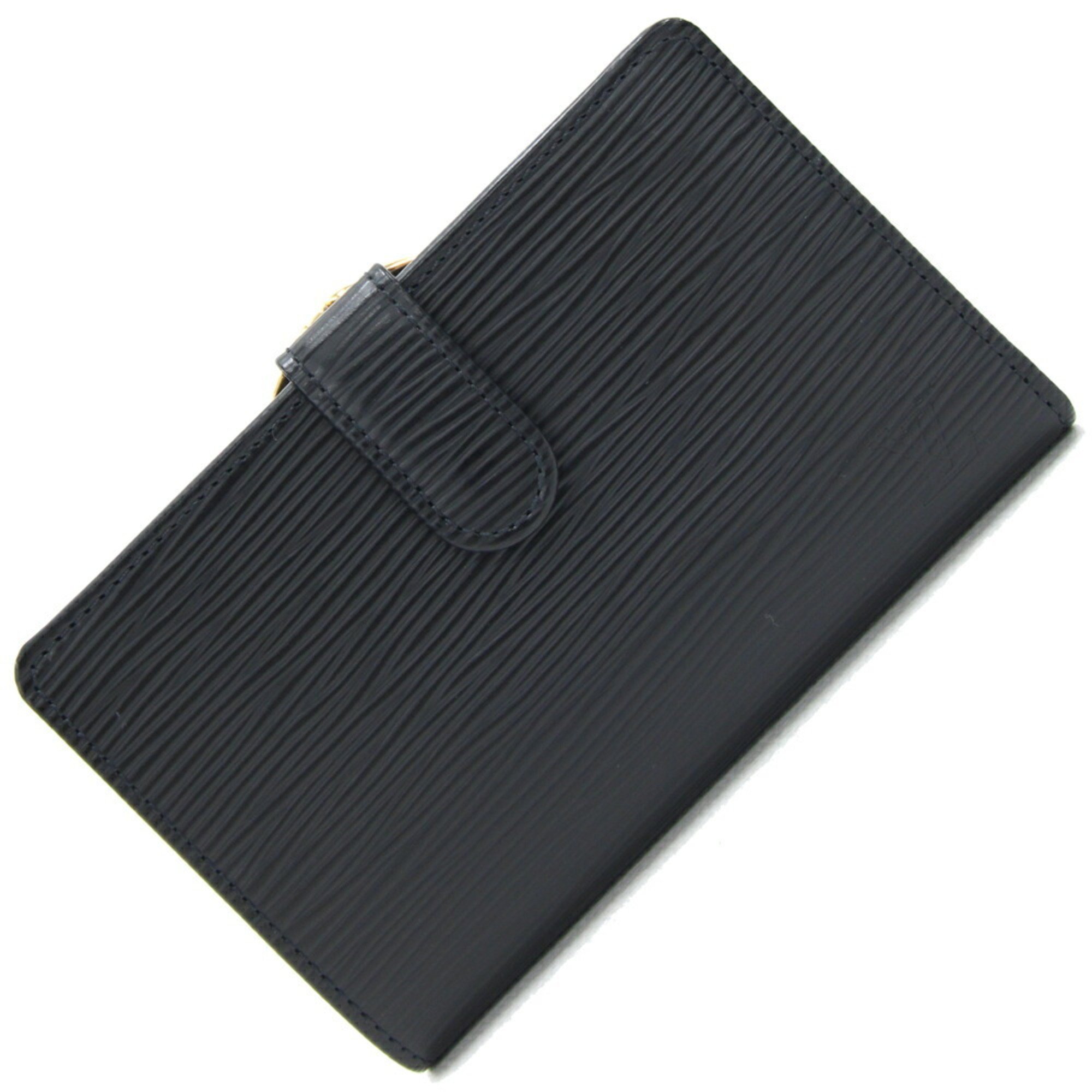 Louis Vuitton Bi-fold Wallet Epi Portemonnay M63242 Noir Black Women's LOUIS VUITTON 240712045