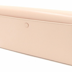 Tod's Clutch Bag Light Pink Leather Long Wallet Purse Women's TOD'S