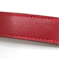 Hermes Replacement Strap, 17mm Width, Red Box Calf, C Stamp, Manufactured in 1999, Women's Watch, HERMES