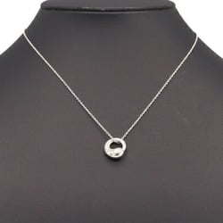 Tiffany Necklace Elsa Peretti Eternal Circle Pendant SV Sterling Silver 925 Choker Women's TIFFANY & CO