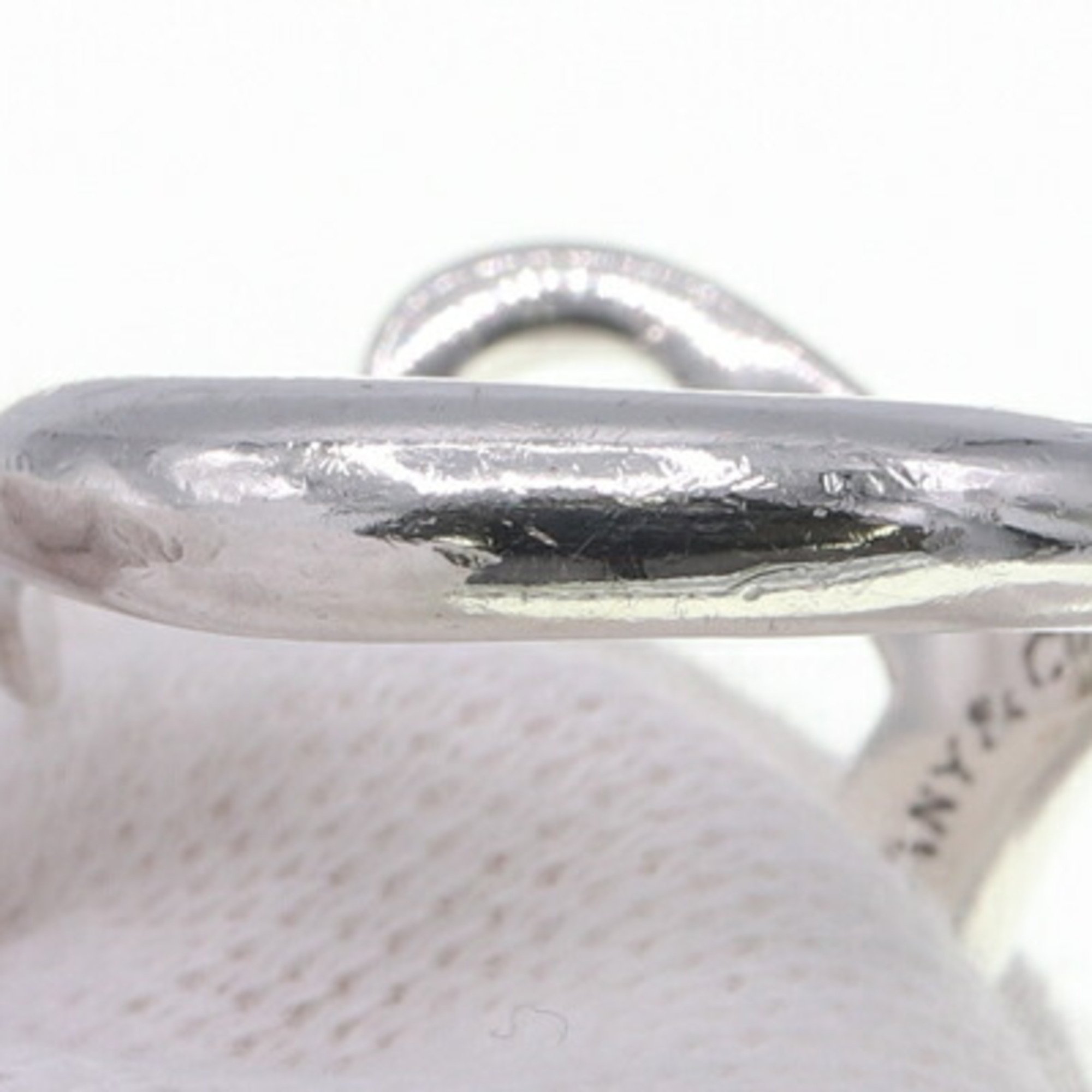 Tiffany Ring Elsa Peretti Heart SV Sterling Silver 925 Size 11.5 Women's TIFFANY & CO