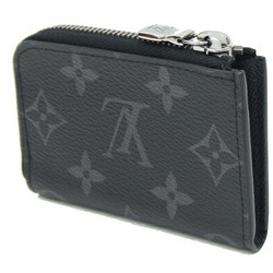 Louis Vuitton Coin Case Monogram Eclipse Portemonnay Jour M63536 Purse Wallet Men's LOUIS VUITTON