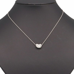 Tiffany Necklace Elsa Peretti Bean SV Sterling Silver 925 Pendant Choker Women's TIFFANY & CO