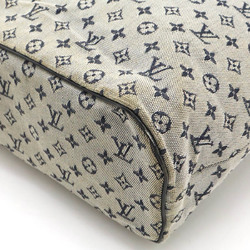 LOUIS VUITTON Louis Vuitton Monogram Lucille GM Tote Bag Handbag Canvas Leather Blue M92675