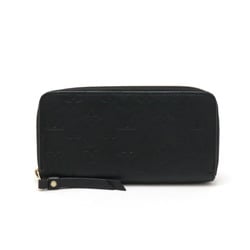 LOUIS VUITTON Louis Vuitton Monogram Empreinte Zippy Wallet Round Long Leather Noir Black M61864