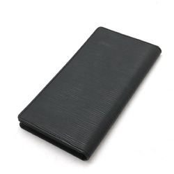 LOUIS VUITTON Epi Porte Carte Credit Yen Bi-fold long wallet Long Leather Noir Black M63212