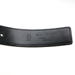 BVLGARI Rettangolo Belt for Men Leather Black #85 23382