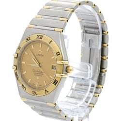 Polished OMEGA Constellation 18K Gold Steel Automatic Watch 1302.10 BF574245