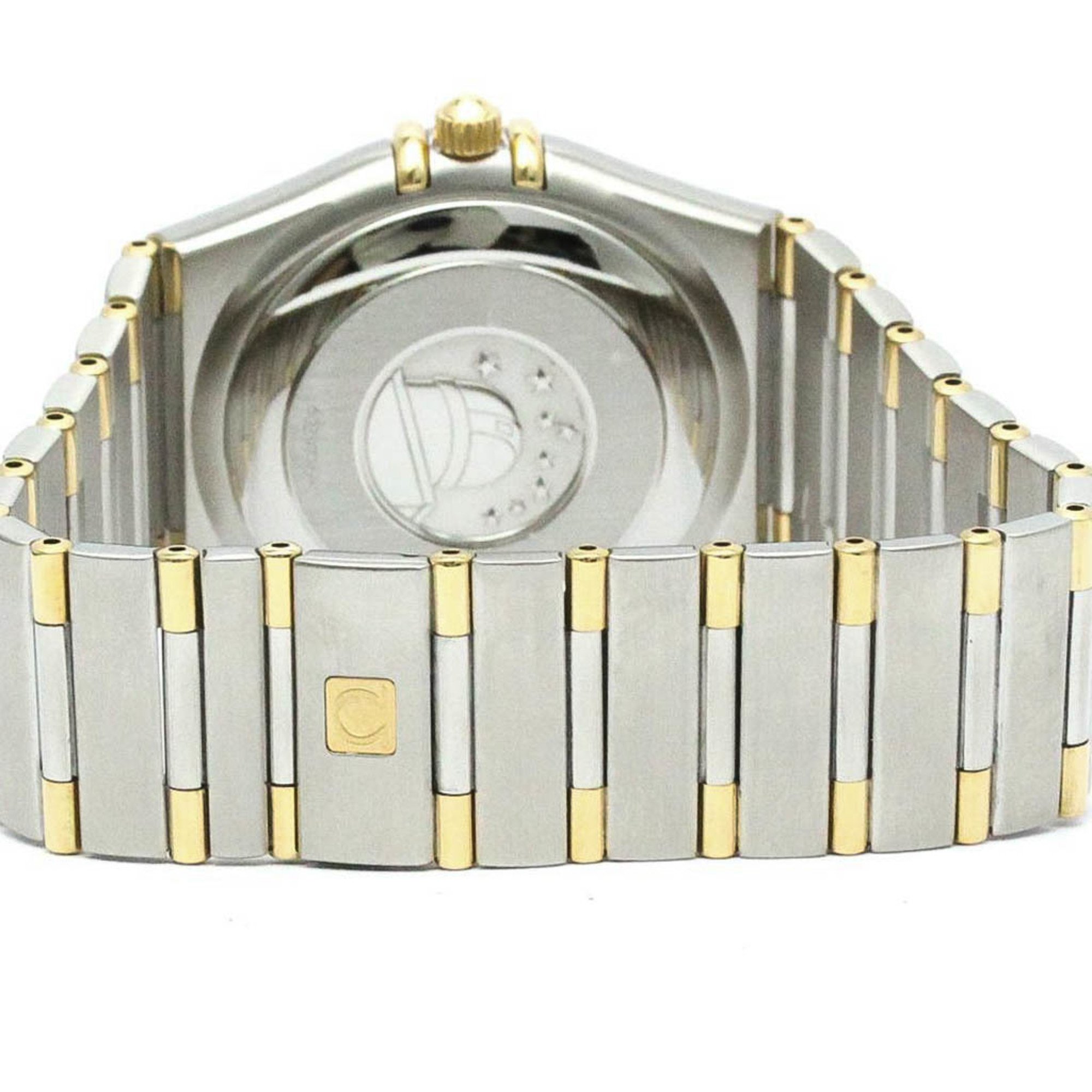 Polished OMEGA Constellation 18K Gold Steel Automatic Watch 1302.10 BF574245