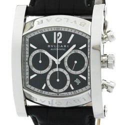 Polished BVLGARI Assioma Chronoragph Steel Automatic Mens Watch AA48SCH BF576530