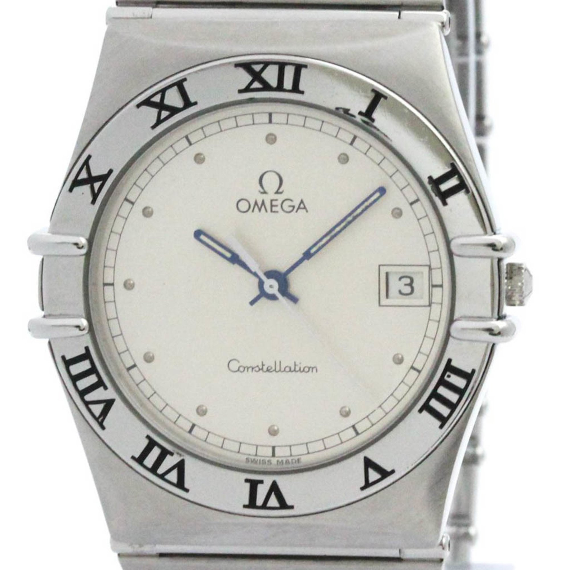 Polished OMEGA Constellation Stainless Steel Quartz Mens Watch 396.1070 BF574237