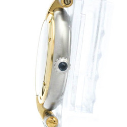 Polished CARTIER Panthere Round 18K Gold Steel Quartz Ladies Watch BF574170