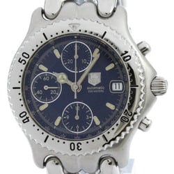 Polished TAG HEUER Sel Chronograph Steel Automatic Mens Watch CG2111 BF577062