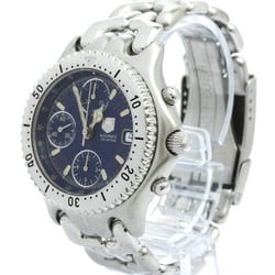 Polished TAG HEUER Sel Chronograph Steel Automatic Mens Watch CG2111 BF577062