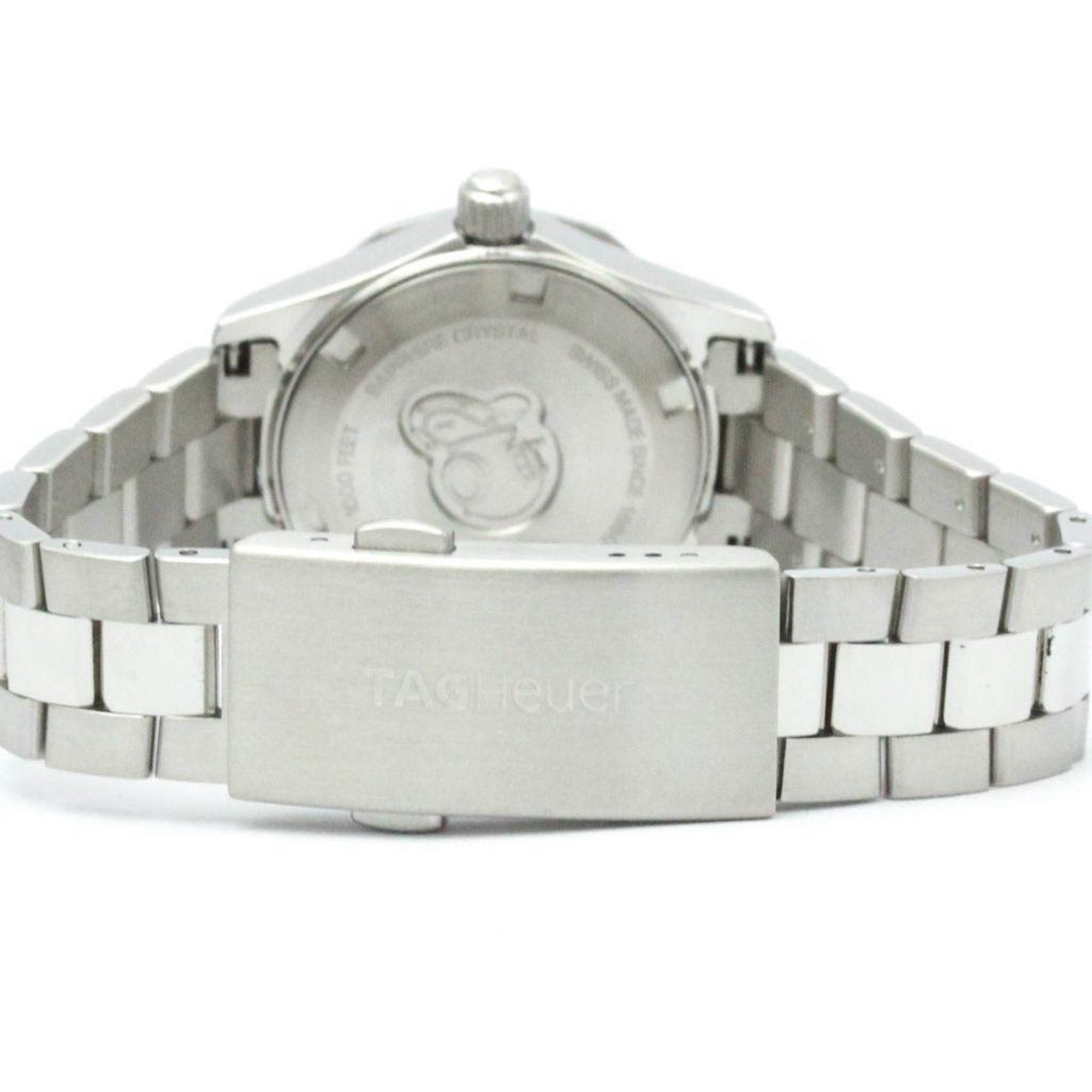 Polished TAG HEUER Aquaracer Steel Quartz Ladies Watch WAF1418 BF574826