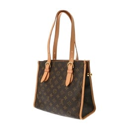 LOUIS VUITTON Louis Vuitton Monogram Popincourt Au Brown M40007 Women's Canvas Handbag