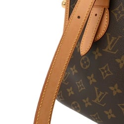 LOUIS VUITTON Louis Vuitton Monogram Popincourt Au Brown M40007 Women's Canvas Handbag