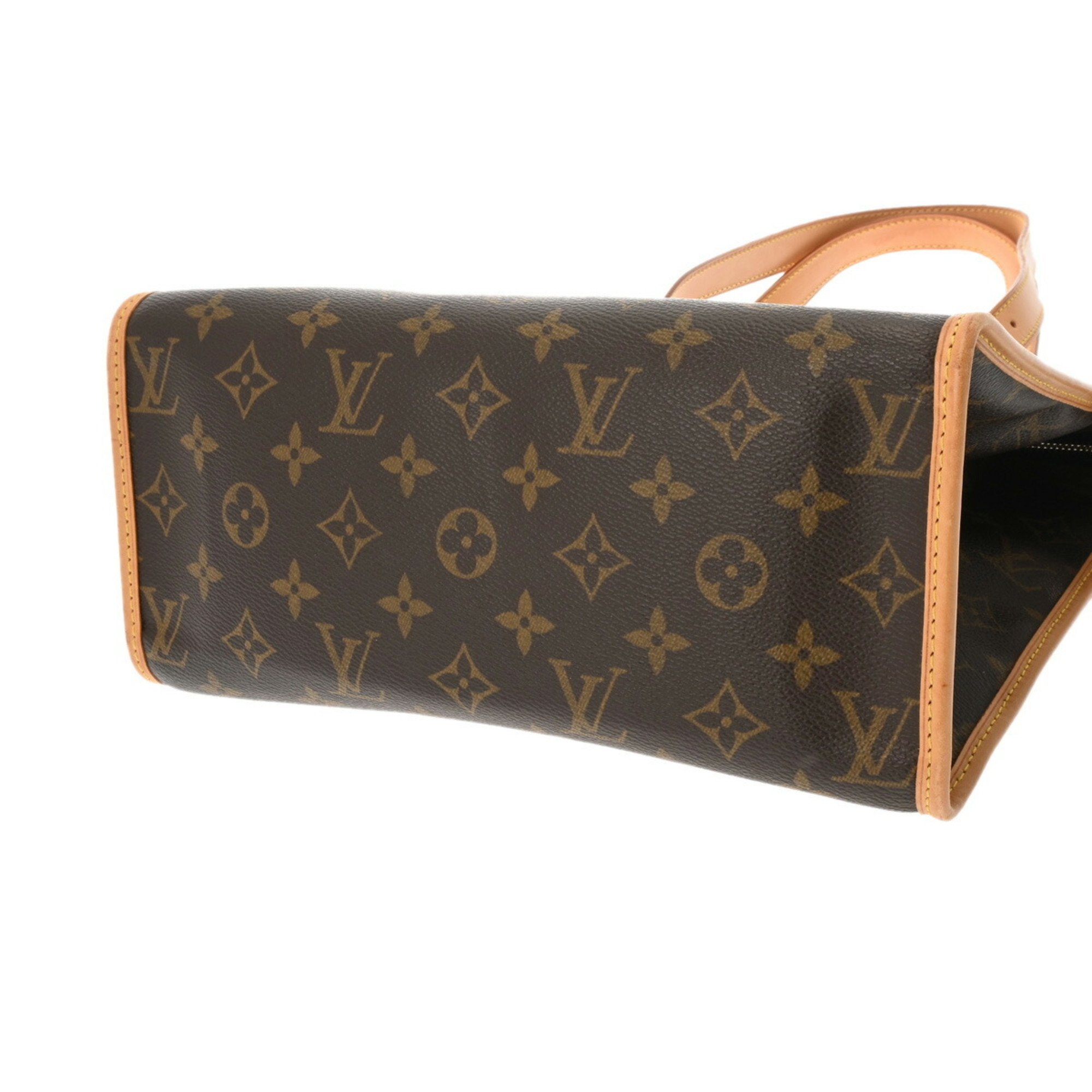 LOUIS VUITTON Louis Vuitton Monogram Popincourt Au Brown M40007 Women's Canvas Handbag