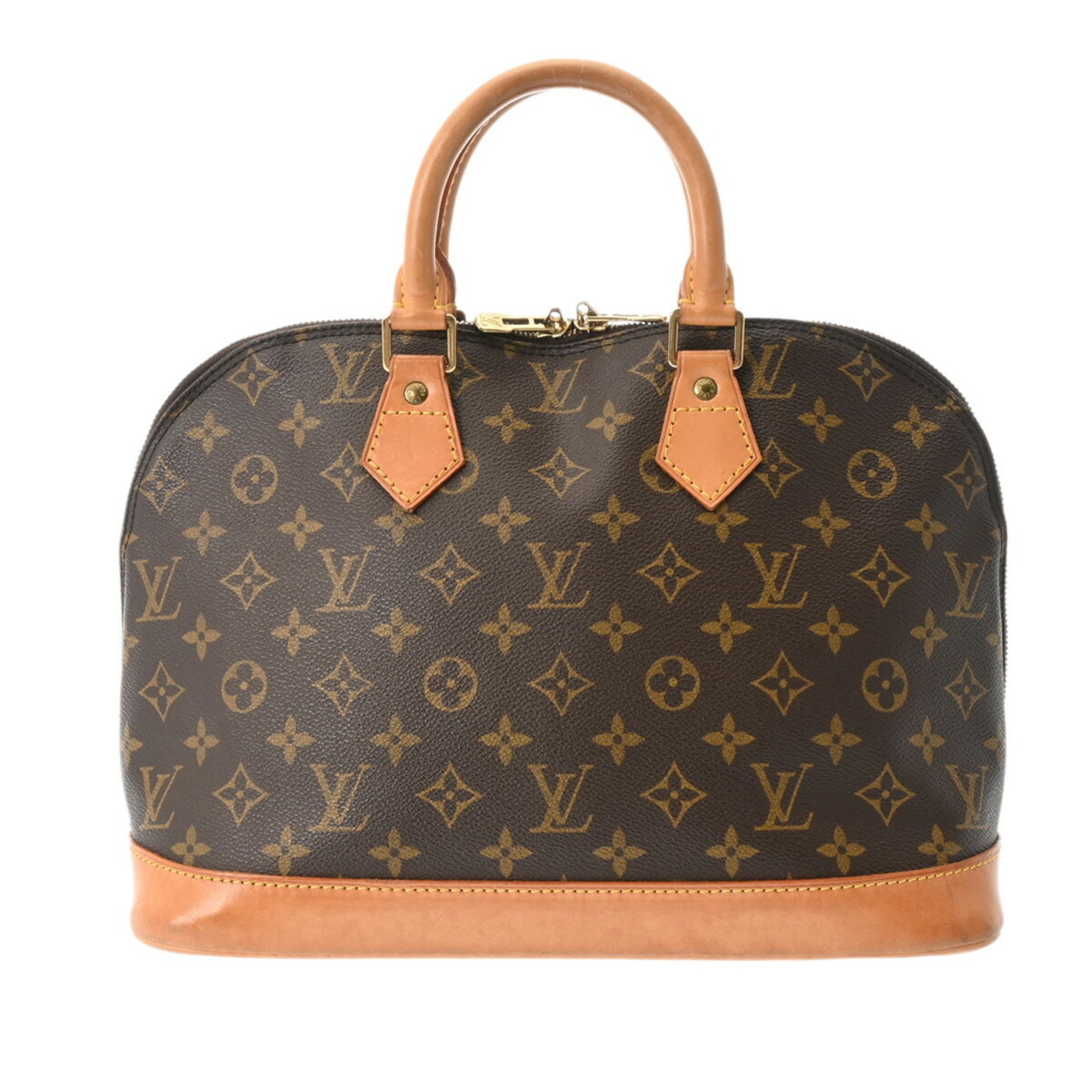 LOUIS VUITTON Louis Vuitton Monogram Alma Brown M51130 Women's Canvas Handbag