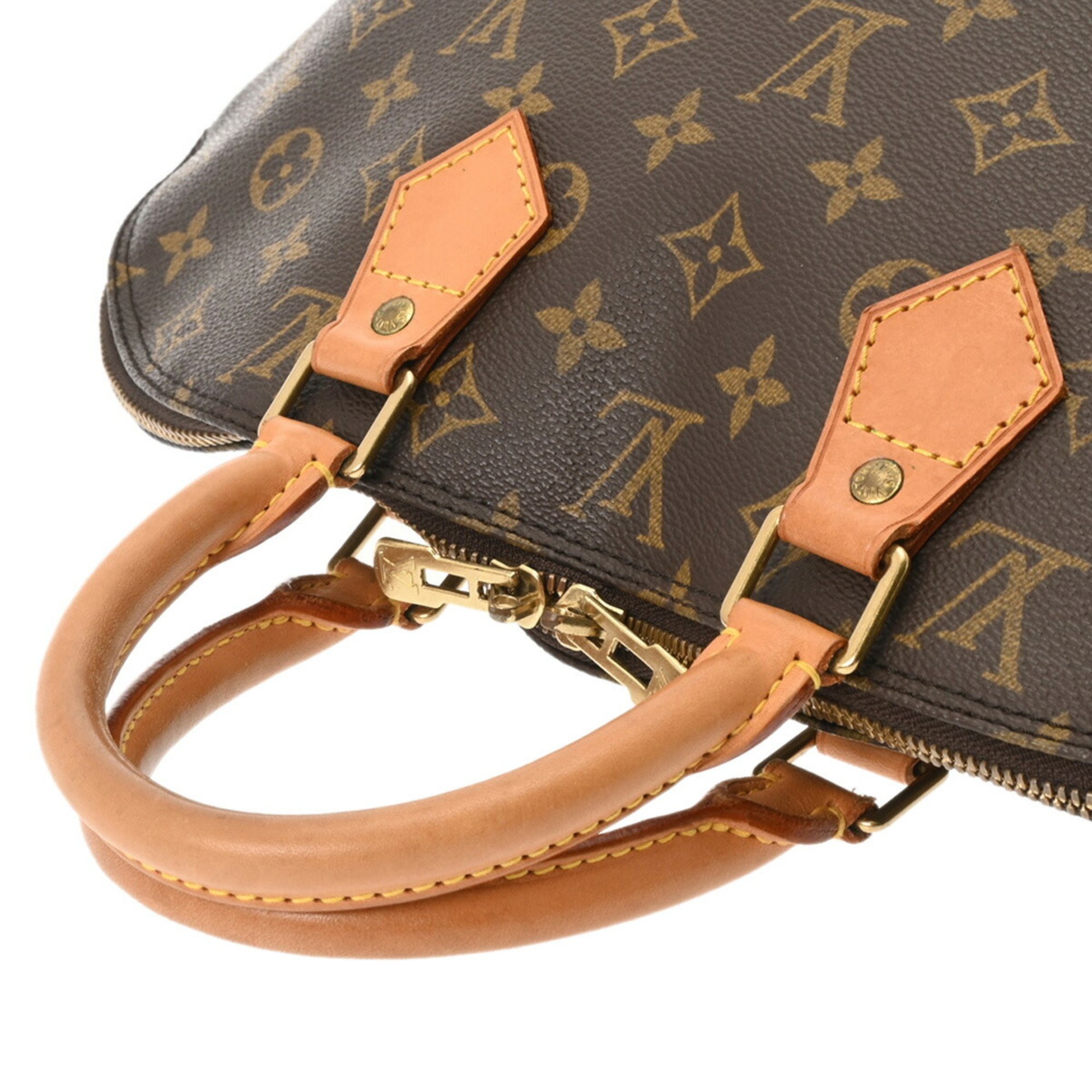 LOUIS VUITTON Louis Vuitton Monogram Alma Brown M51130 Women's Canvas Handbag