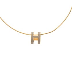 HERMES Hermes Pop Ash Beige/Gold Women's GP Necklace