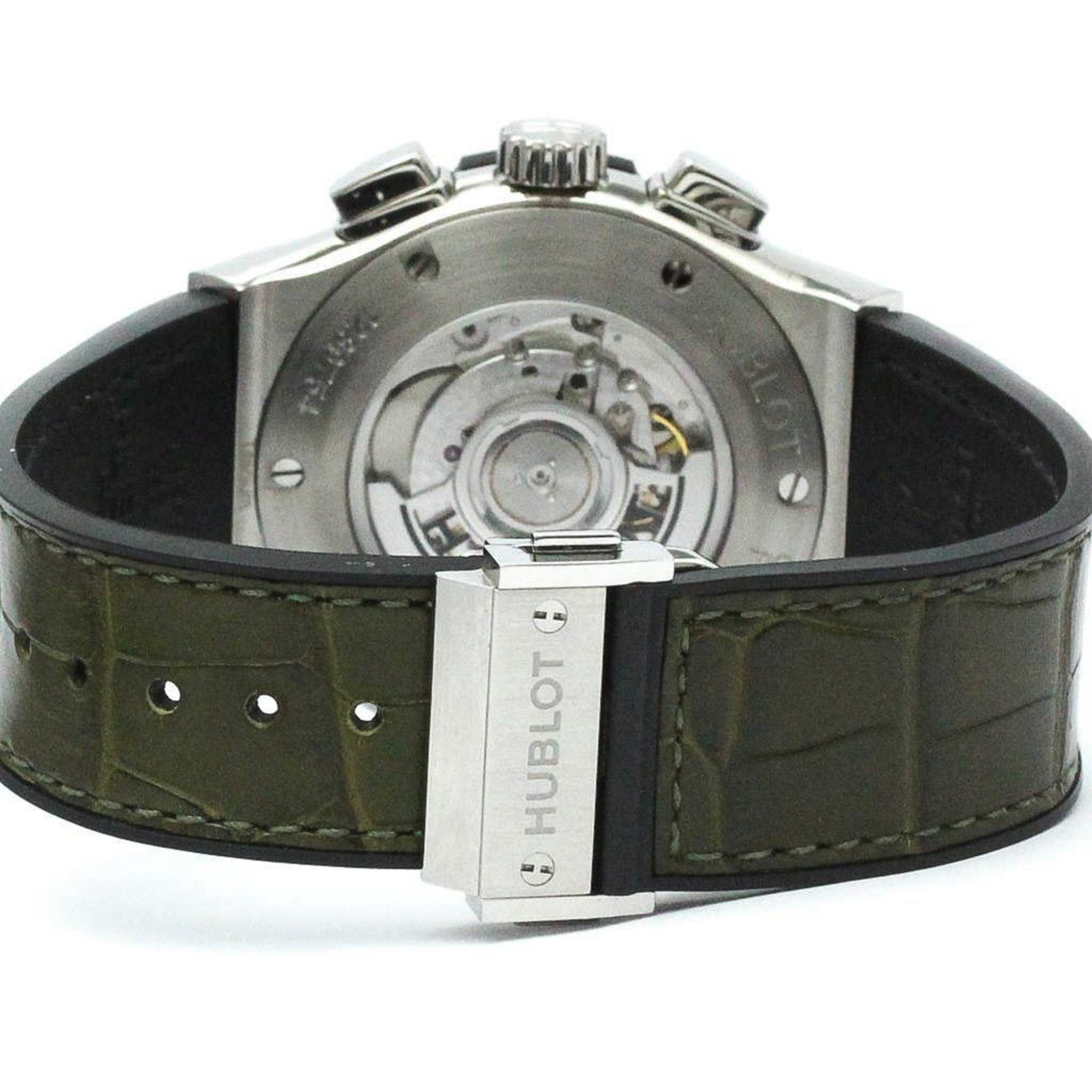 HUBLOT Classic Fusion Chronograph Green Titanium Watch 521.NX.8970.LR BF571682