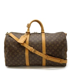 LOUIS VUITTON Louis Vuitton Monogram Keepall Bandouliere 50 Boston Bag Travel Shoulder M41416