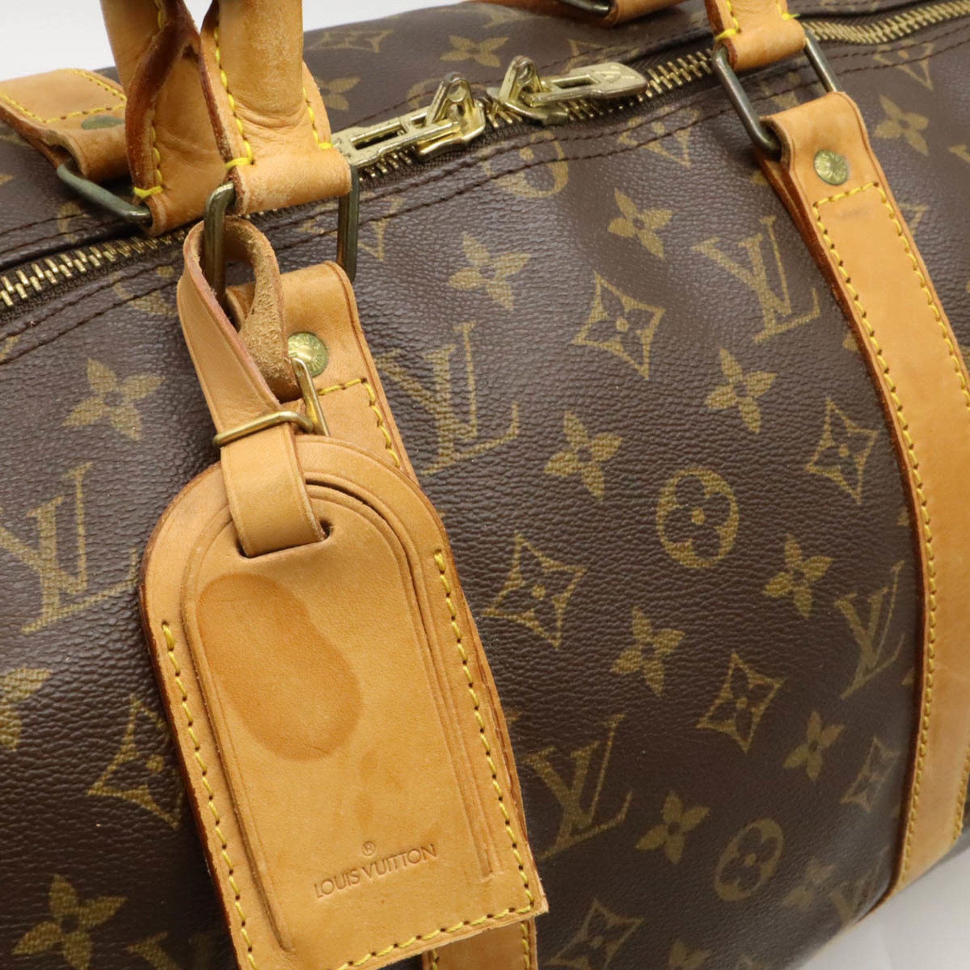 LOUIS VUITTON Louis Vuitton Monogram Keepall Bandouliere 50 Boston Bag Travel Shoulder M41416