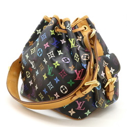 LOUIS VUITTON Louis Vuitton Monogram Multicolor Petit Noe Shoulder Bag Noir Black M42230