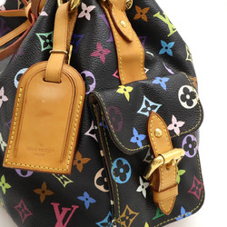 LOUIS VUITTON Louis Vuitton Monogram Multicolor Petit Noe Shoulder Bag Noir Black M42230