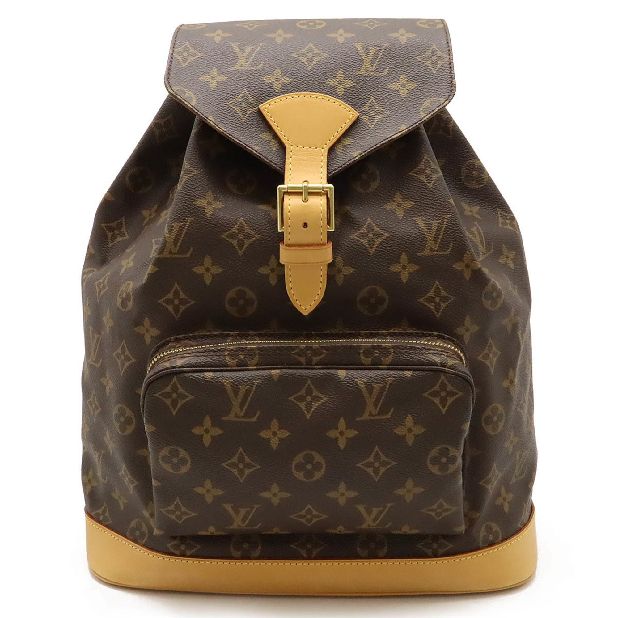 LOUIS VUITTON Louis Vuitton Monogram Montsouris GM Rucksack Backpack Shoulder Bag M51135