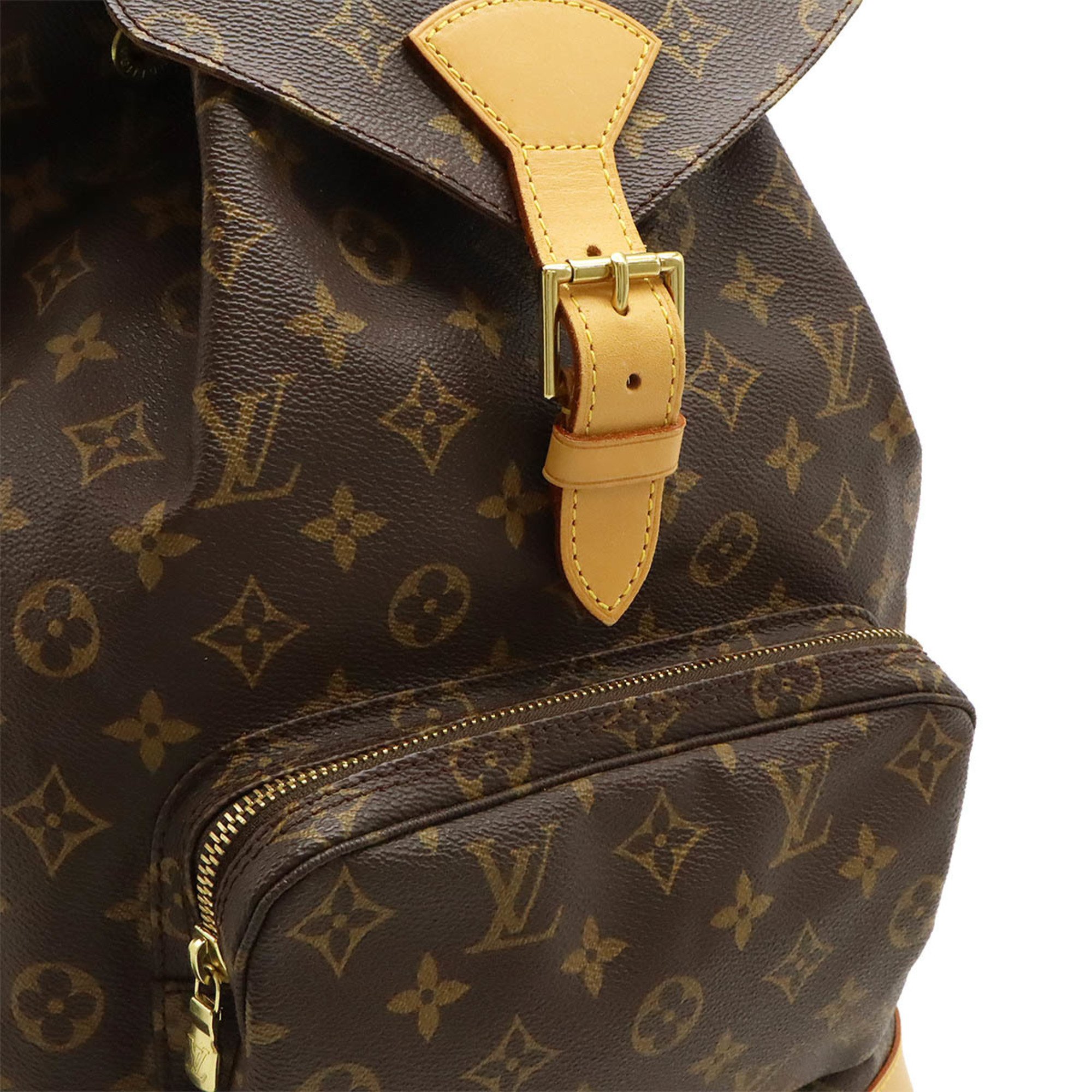 LOUIS VUITTON Louis Vuitton Monogram Montsouris GM Rucksack Backpack Shoulder Bag M51135