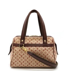 LOUIS VUITTON Louis Vuitton Monogram Josephine PM Handbag Boston Shoulder Bag Canvas Leather Cherry M92216