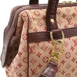 LOUIS VUITTON Louis Vuitton Monogram Josephine PM Handbag Boston Shoulder Bag Canvas Leather Cherry M92216