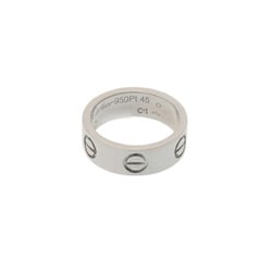 CARTIER Cartier Love Ring #45 Size 5 Women's Pt950 Platinum