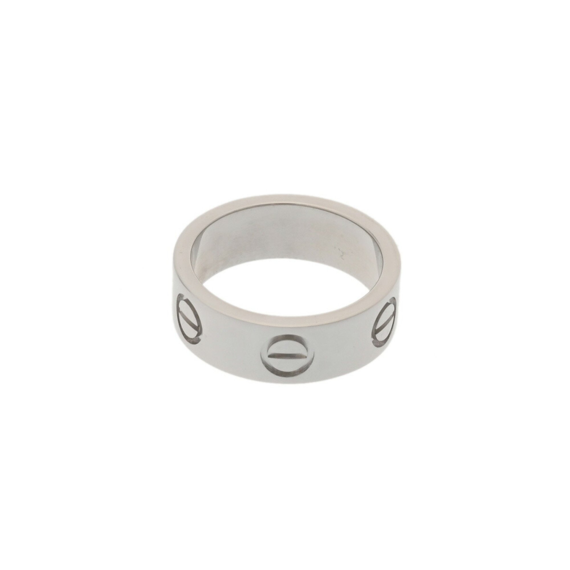 CARTIER Cartier Love Ring #45 Size 5 Women's Pt950 Platinum