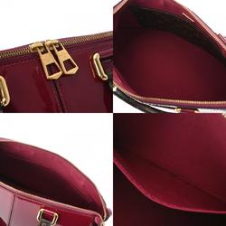 LOUIS VUITTON Louis Vuitton Vernis Tote Miroir Magenta M54640 Women's Monogram Canvas Handbag